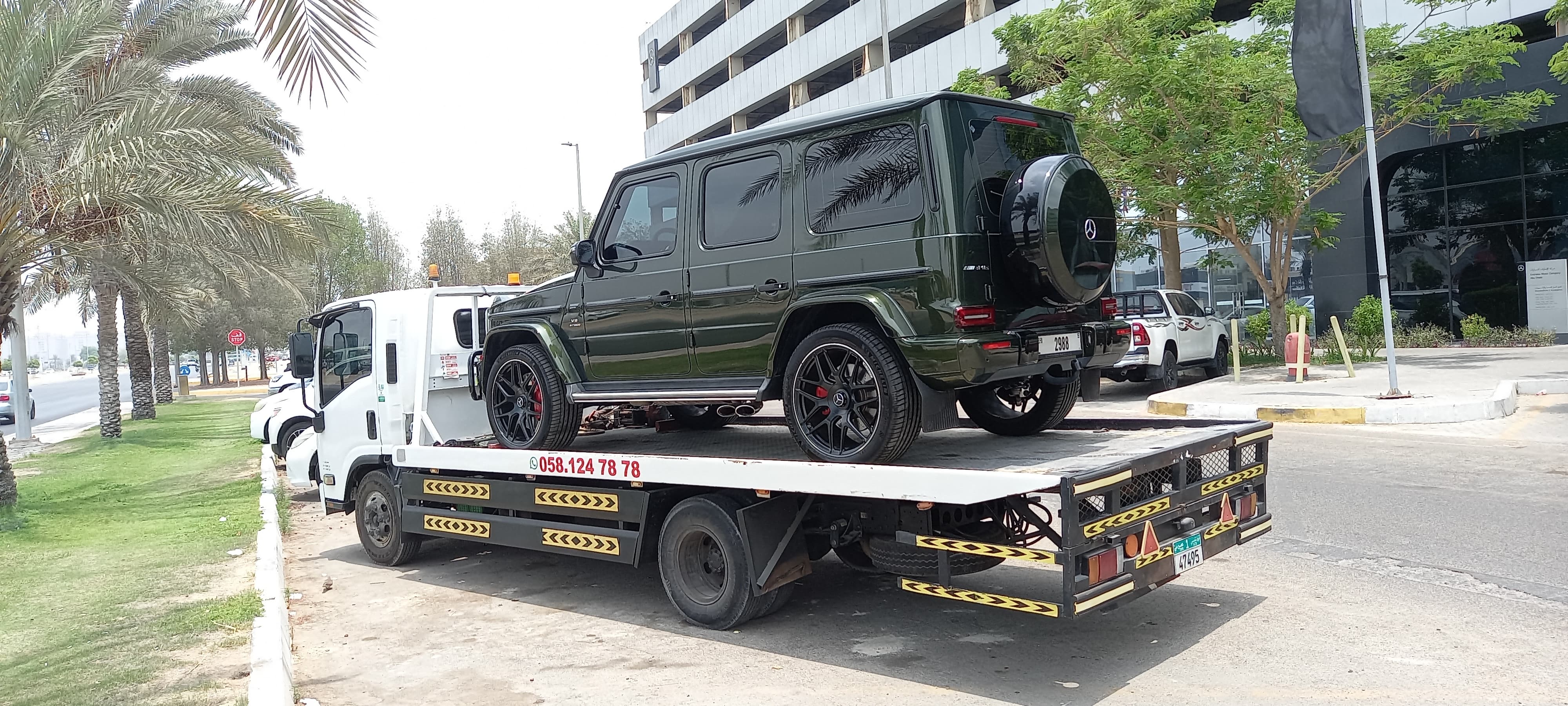 Flatbed truck UAE